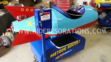 Meteor Coin Op Kiddie Ride Rocket Restoration