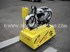 Bally Police Motorcycle Coin Operated Kiddie Ride