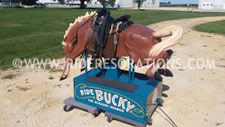 Bucky Coin Op Kiddie Ride Horse