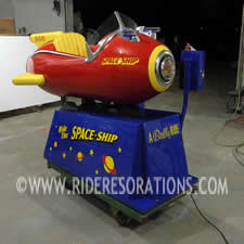Bally Spaceship rare low wing restoration