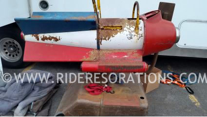 Deco Space Ranger Coin Operated Kiddie Ride Restoration